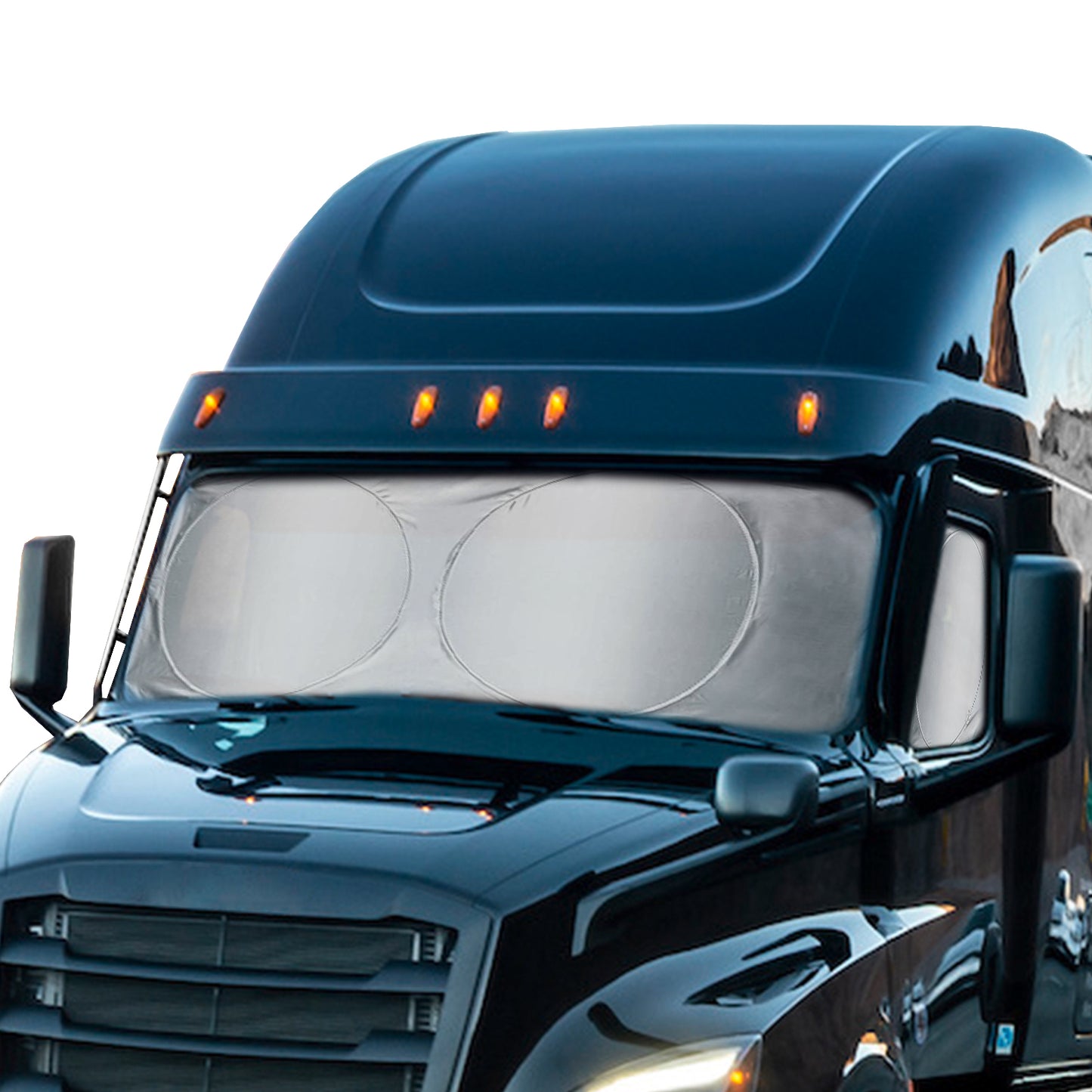 Semi-Truck Sun Shade for Windshield