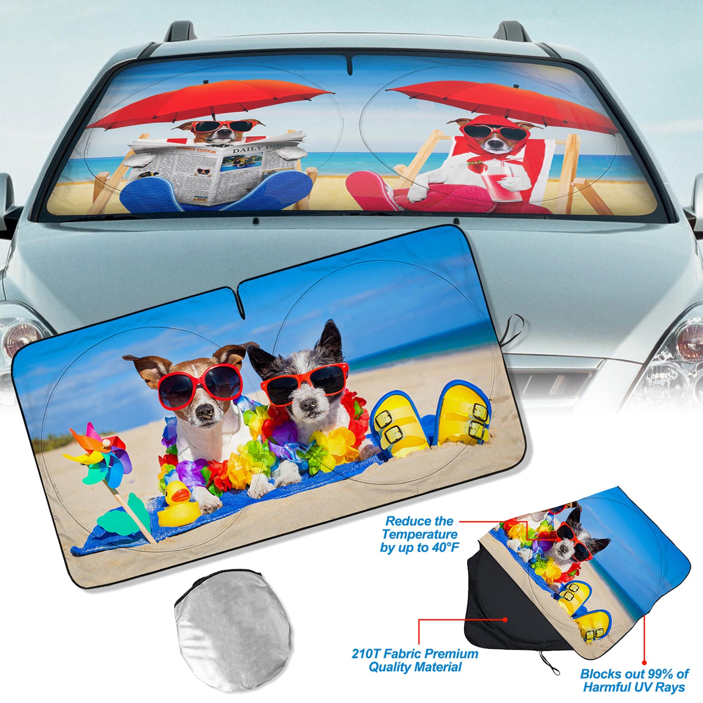 Car Sun Shade for Windshield
