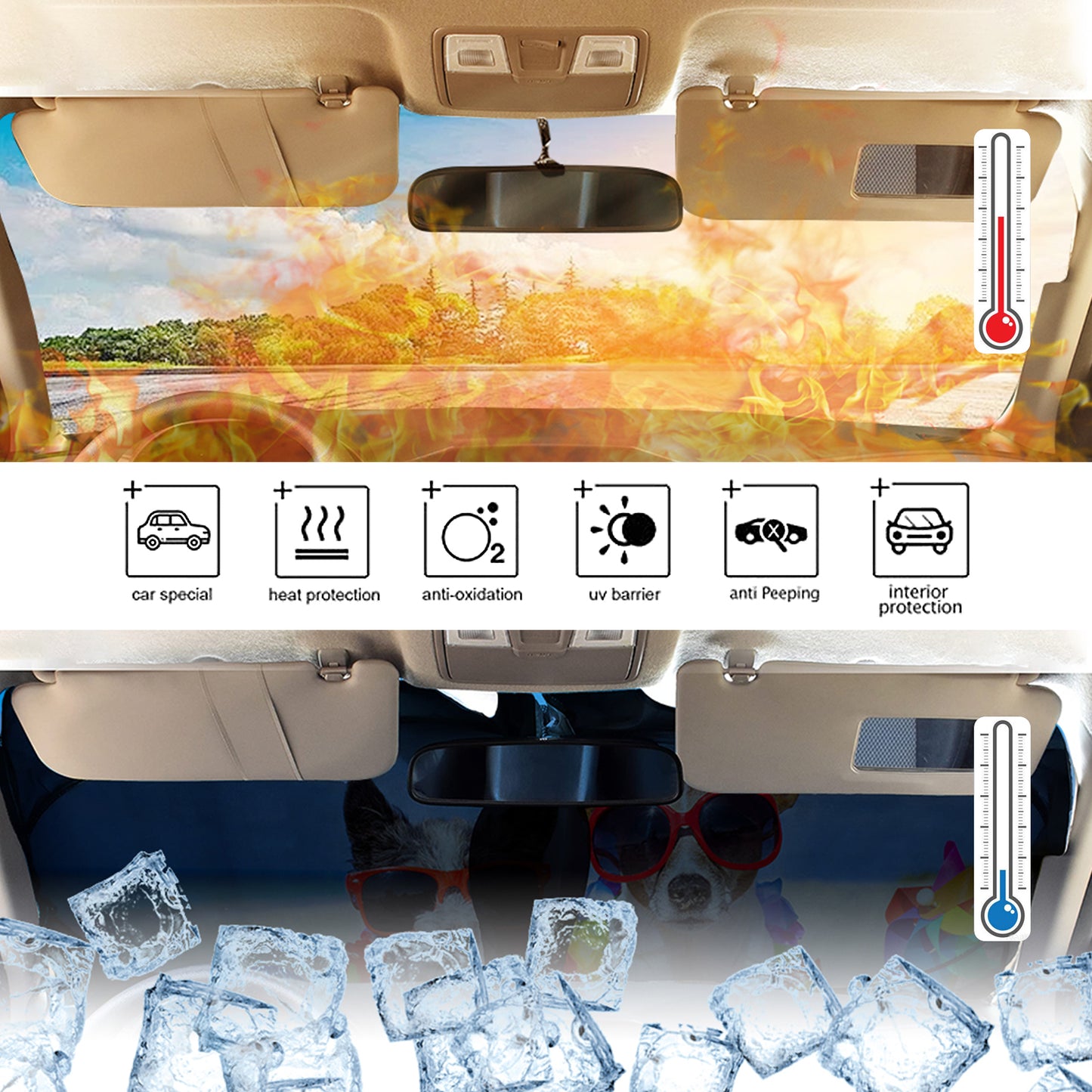 Car Sun Shade for Windshield