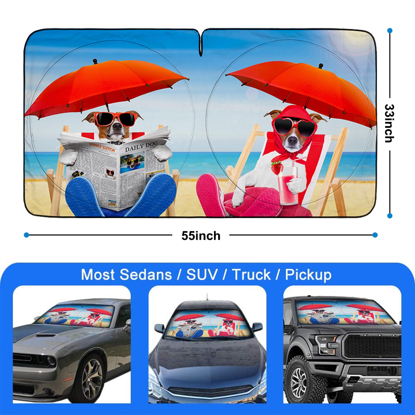 Car Sun Shade for Windshield