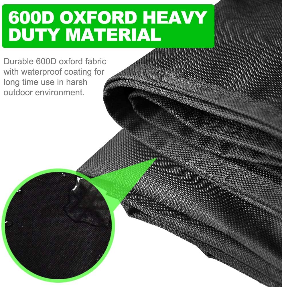 Outdoor TV Cover 60-65 Inches with Scratch Resistant Clear Screen Protector, Bottom Seal, 600D Oxford Weatherproof Dust Resistant Fits Most flat TV Mounts Stand with Remote Controller Storage Pocket