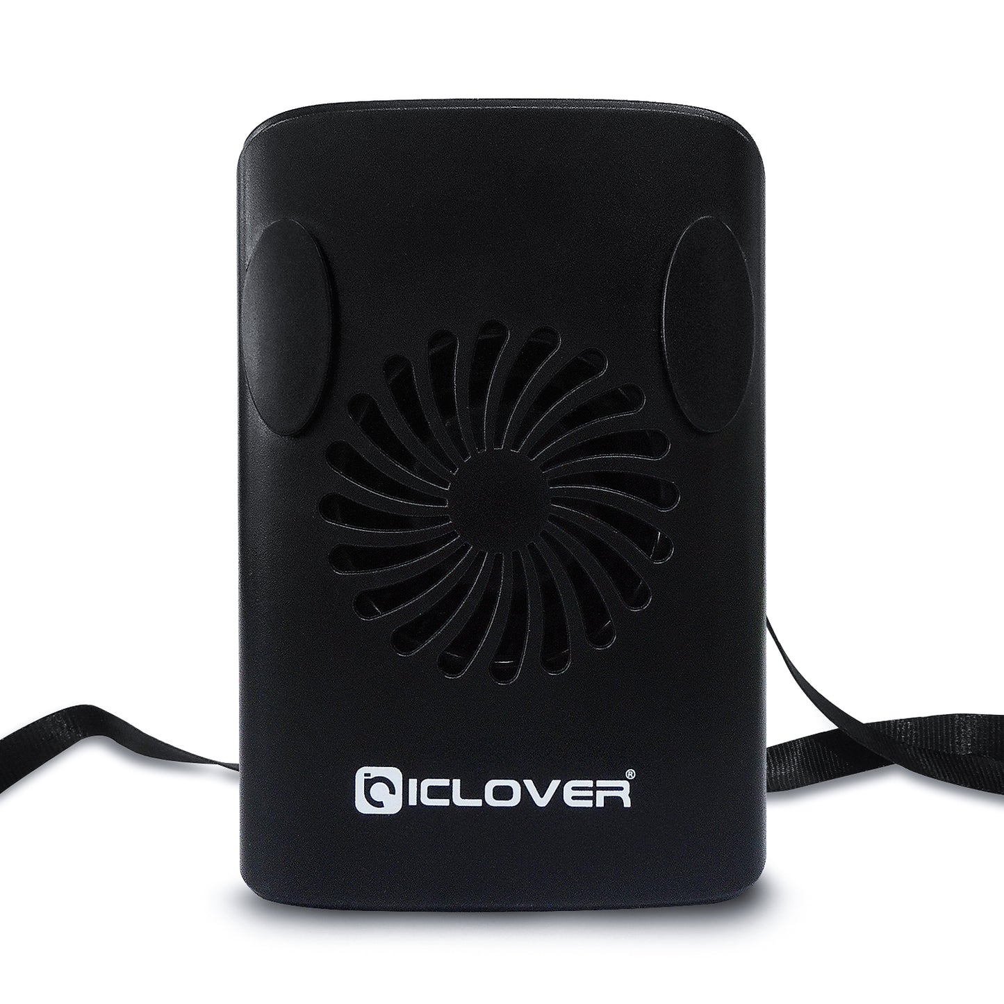 Mini Portable Hanging Waist Clip Fan, Personal USB Battery Operated Cooling Neck Halter Fan, Rechargeable Strong Airflow Hand-Free 3 Speeds Desk Fan for Home, Work & Outdoor Sport Running Hiking