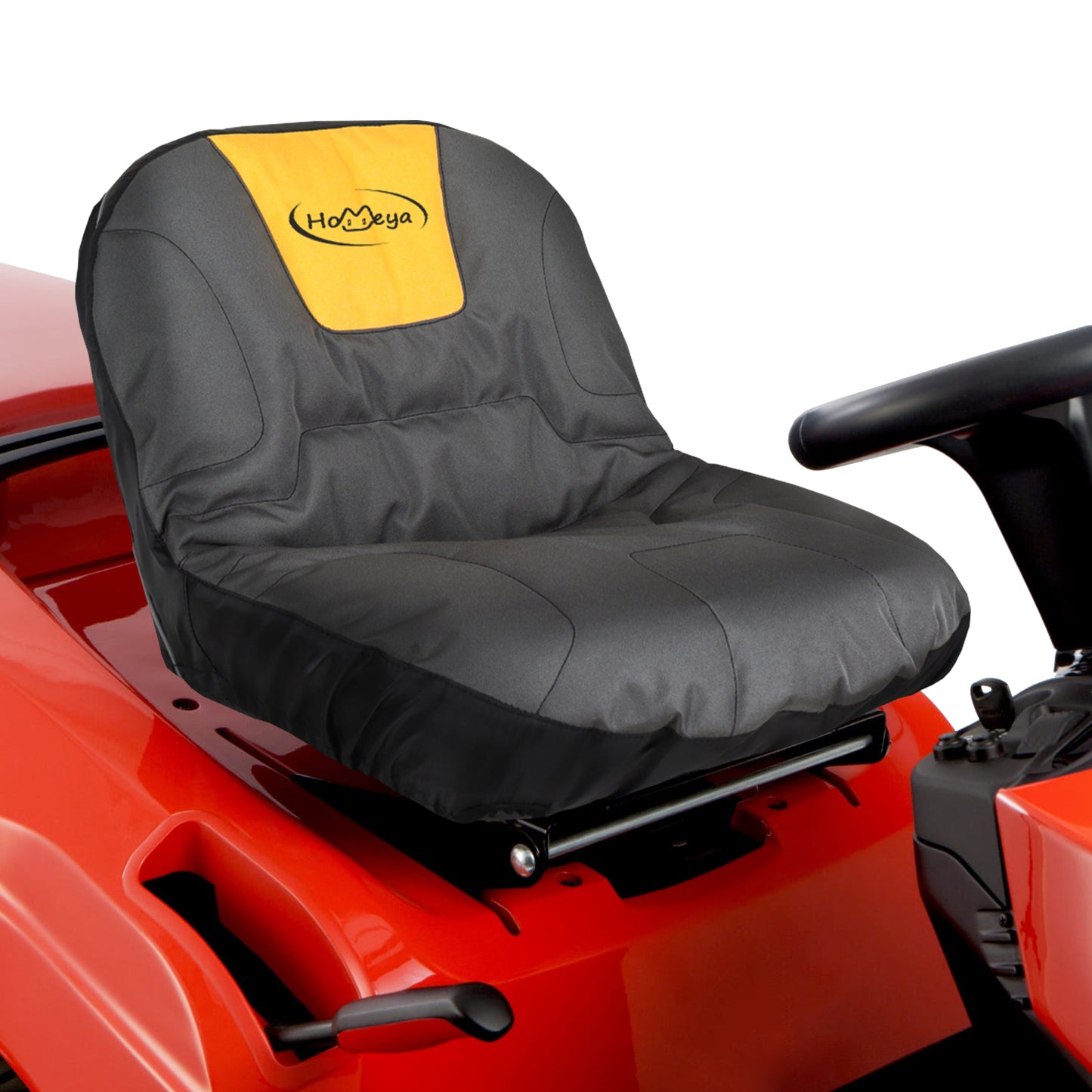 Riding Lawn Mower Seat Cover, Heavy Duty 600D Polyester Oxford Tractor Seat Cover with Padded Cushion Surface, Durable Waterproof Seat Cover Fits Craftsman,Cub Cadet,Kubota Lawn Mower Tractor