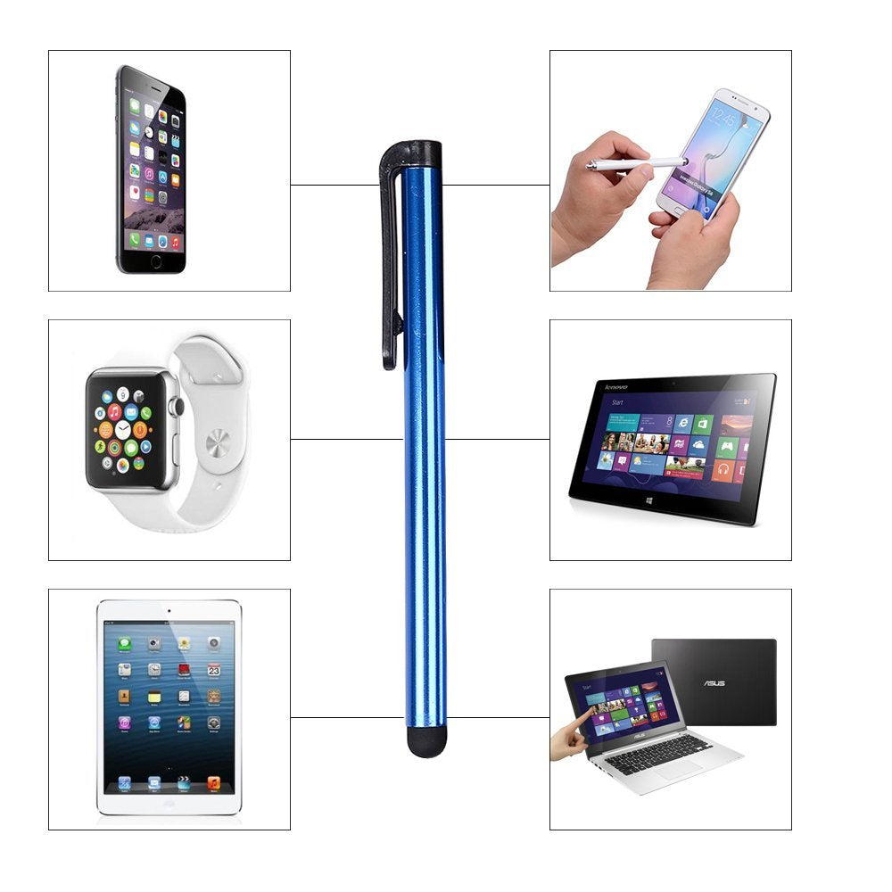 Stylus Pens for Touch Screens, 10 Pack Premium 4.1 Inch Metal Universal Capacitive Stylus for iPhone, Samsung, Ipad, iPod, Kindle Tablet and All Touch Screen Devices