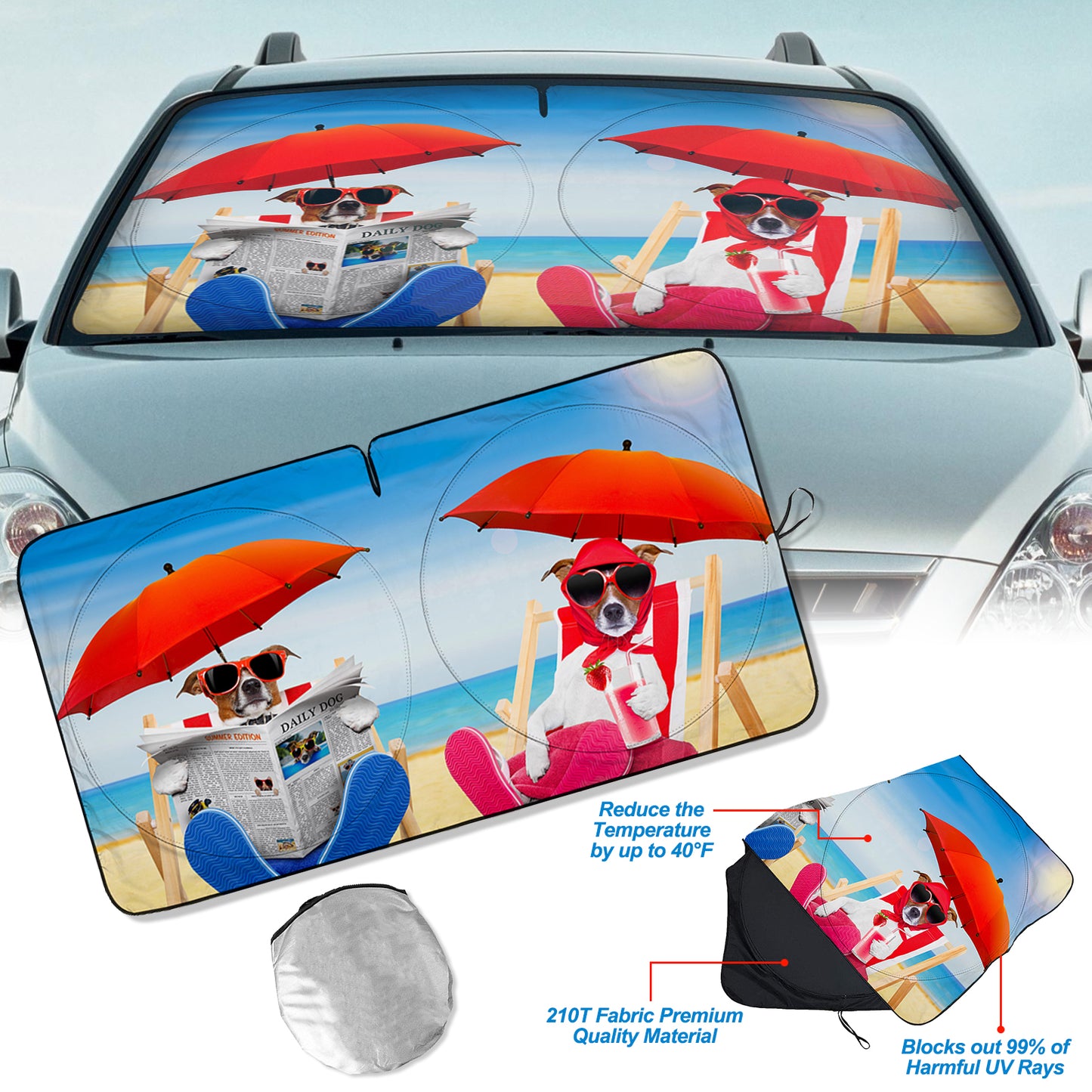 Car Sun Shade for Windshield